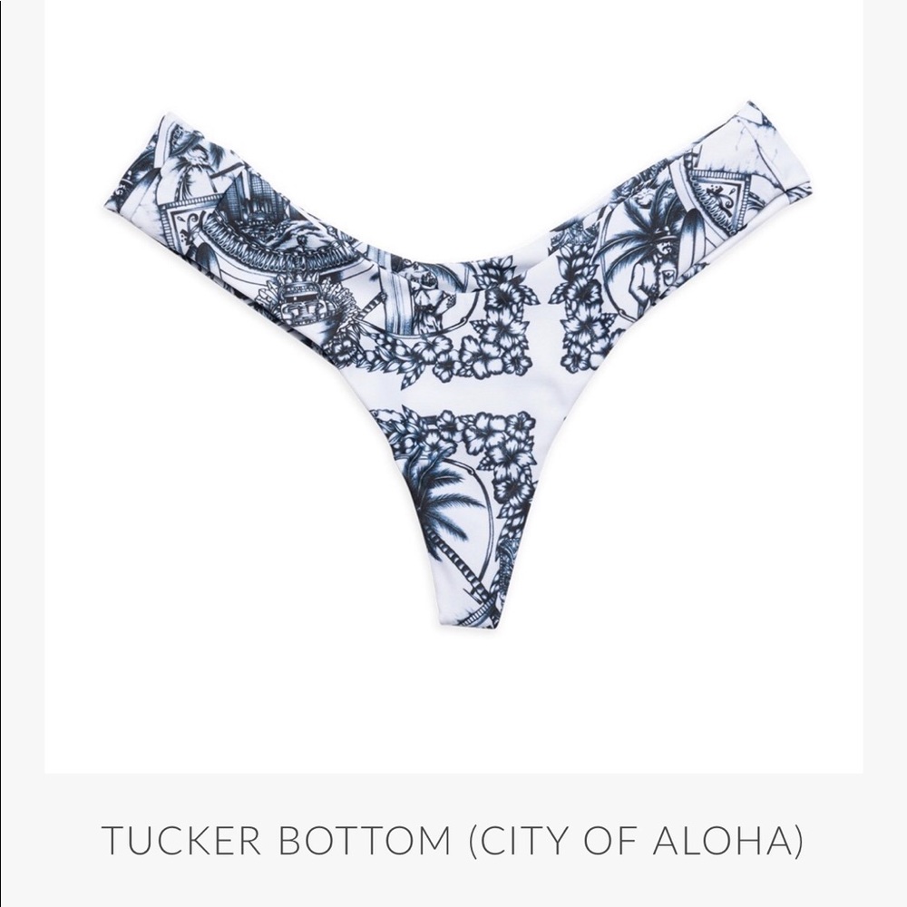 Stone Fox Swim Tucker Bottom (city of aloha print)
